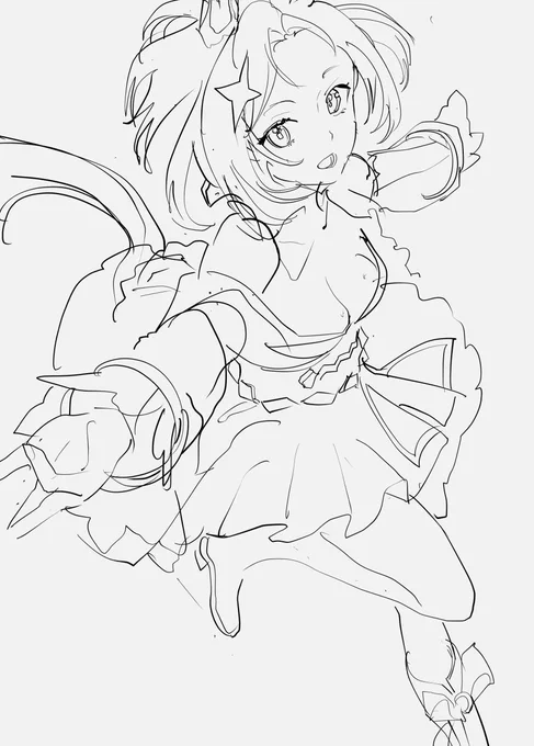 最初描いたやつ 