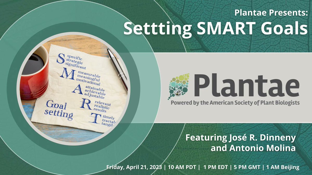Join us for the upcoming Plantae webinar on April 21 at 1 pm EDT, hosted by the 2023 Plantae Fellows Cohorts!

Free registration at plantae.org/plantaepresent…