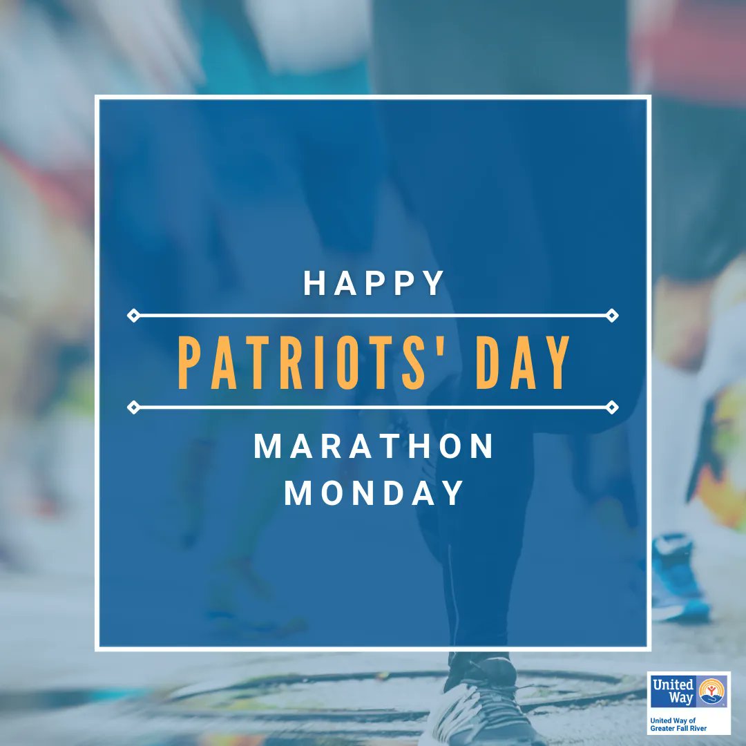 #HappyPatriotsDay & good luck to everyone running the marathon!
We are just 6 months out from our own road race, #UnitedWeMove, which leaves plenty of time to get #raceready & to assemble your walking teams. Learn more: buff.ly/3ml33Cs #MarathonMonday #LiveUnited #uwgfr