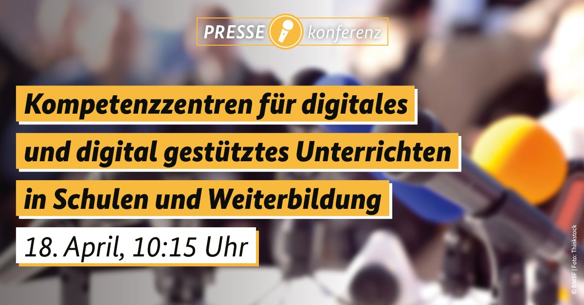 BMBF (@bmbf_bund) on Twitter photo Wir stärken bis zum Jahr 2026 mit über 200 Millionen Euro die Fortbildungslandschaft für #Lehrerinnen und #Lehrer. Bundesministerin <a href="/starkwatzinger/">Bettina Stark-Watzinger</a> stellt morgen die Kompetenzzentren für digitales und digital gestütztes #Unterrichten vor: bmbf.de/bmbf/de/servic… Wir stärken bis zum Jahr 2026 mit über 200 Millionen Euro die Fortbildungslandschaft für #Lehrerinnen und #Lehrer. Bundesministerin <a href="/starkwatzinger/">Bettina Stark-Watzinger</a> stellt morgen die Kompetenzzentren für digitales und digital gestütztes #Unterrichten vor: bmbf.de/bmbf/de/servic…