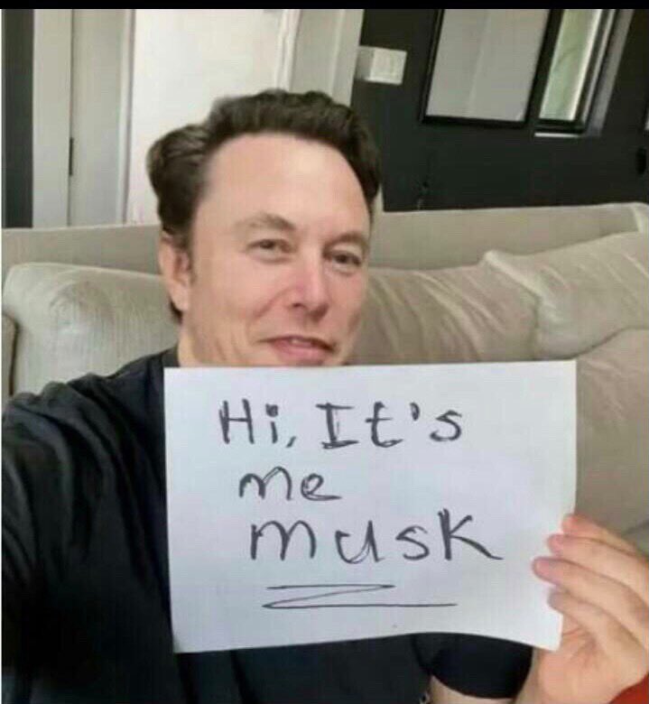 mi030201's tweet photo. I've recently started collecting fake @elonmusk I've already been chatted up by more than 30 on Instagram. I wonder how many of them are bots and how many are classic scammers. They can persuade me to chat for quite a long time on Telegram. Today one sent me „selfie” 🤣🫣. https://t.co/CDYnT1x1Sc