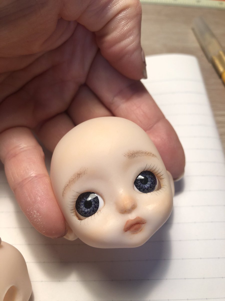 アイシードールカスタム❤︎黒❤︎ アイシードール ブラック 褐色 おもちゃ 着せ替え 人形 カスタム