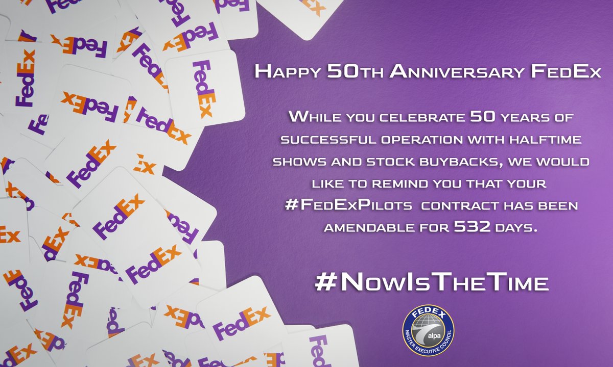 #NowIsTheTime
#FedEx50