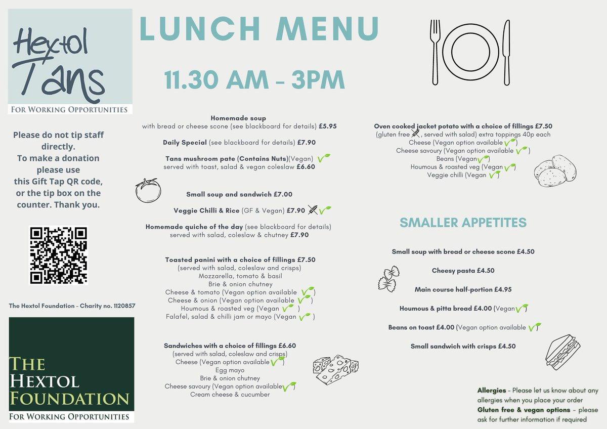 Our new menu launches today! Our delicious veggie and vegan breakfasts have been so popular that we've decided to extend part of the breakfast menu, so you can now enjoy a greater choice of lighter bites and brunch options all day 📷 Have a look at our all-veggie &amp; vegan menu 📷