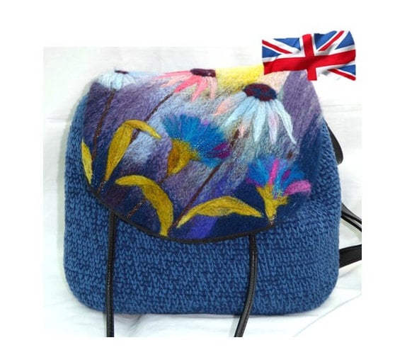 littlegemfelts's tweet photo. I've made a few back-packs ready for Wonderwool Wales. Available on our website and Etsy. https://t.co/quLLTlDWT6