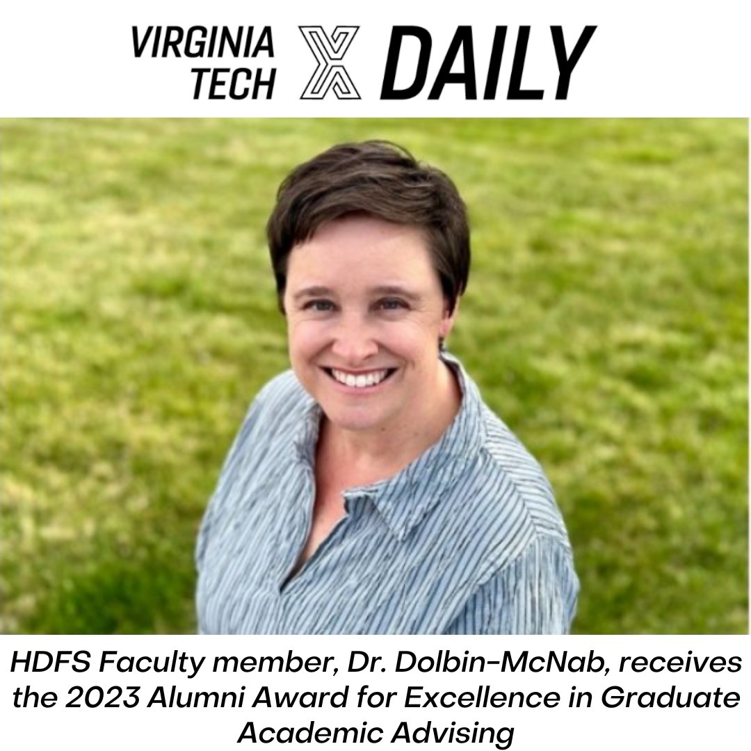 VT Human Development & Family Science tweet media