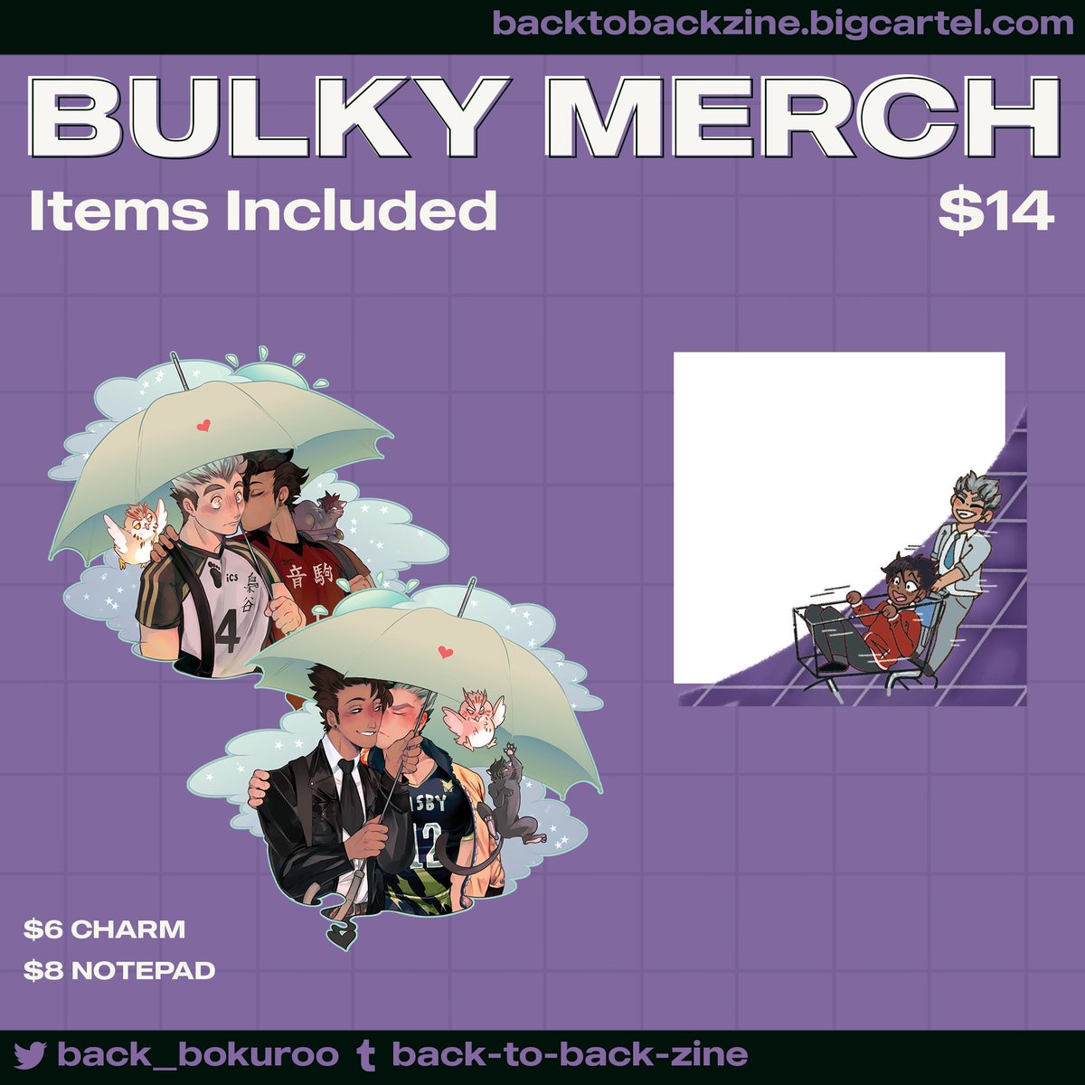 Back to Back: Bokuroo Zine tweet media