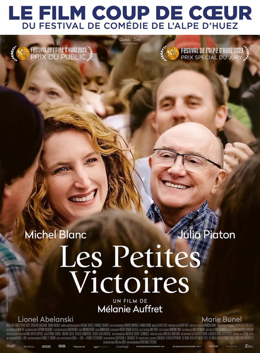 #LesPetitesVictoires de @MelanieAuffret dépasse les 900.000 entrées au terme de son 7ème Week-End. Il peut aller chercher le million en fin de carrière 🙌👏 cc @Zinc_cinema