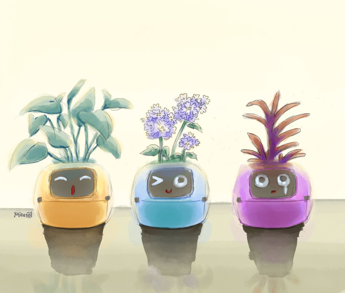 miirasola's tweet image. forgot to post #rkgk #smartplanter