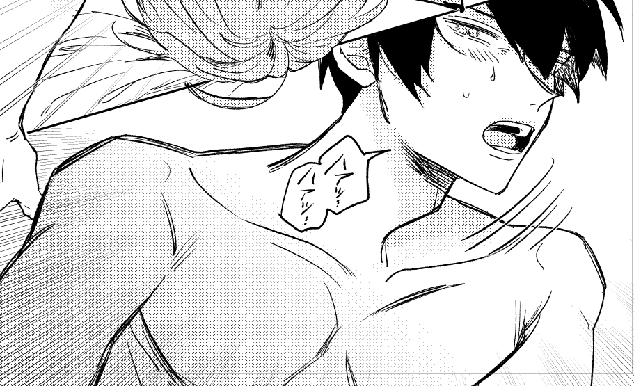 攻めのこういう表情描きたくてエロ描いてんですわ～～～～!! 