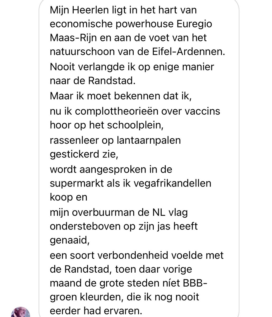 SanderSchimmelp's tweet photo. Nog nooit zo veel persoonlijke berichten ontvangen nav een column. Het is dieptriest dat mensen die zoveel liefde voelen voor hun geboorteregio weggejaagd worden door de agressief beleden verrechtsing. https://t.co/hWVAhTFwAO