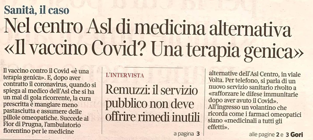 MedBunker's tweet photo. L’ambulatorio toscano di medicine alternative, ormai da anni, offre ai cittadini cure non provate, medicina cinese, omeopatia e un po’ di novax e complottismo. E a quanto pare ne vanno pure fieri. https://t.co/oSrQhD8pJM