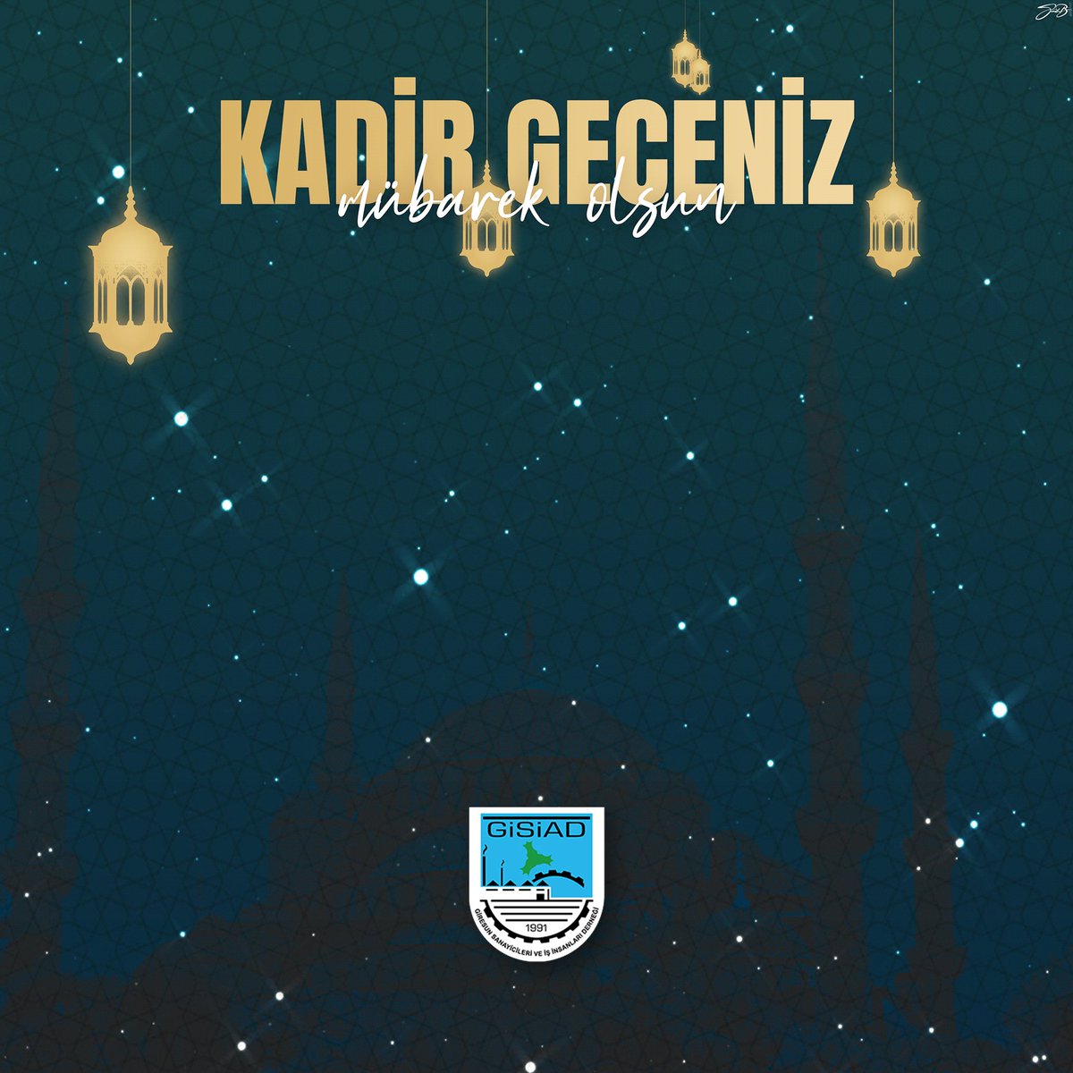 gisiad's tweet photo. Tüm İslam aleminin Kadir Gecesi mübarek olsun. #GİSİAD https://t.co/CNUt6u38Nn