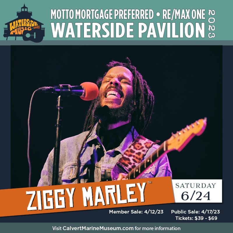 TheMarineMuseum's tweet photo. Public sale starts today at 10 a.m. EST for all concerts!
To purchase tickets, go here https://t.co/kHVtMGs9lp
#LoveCMM #calvertmarinemuseum #WatersideMusicSeries #MottoMortgagePreferred #ReMaxOne #dustinlynch #ziggymarley #leebrice #brettyoung #elleking #michaelray #averyanna https://t.co/eCcmd77w61