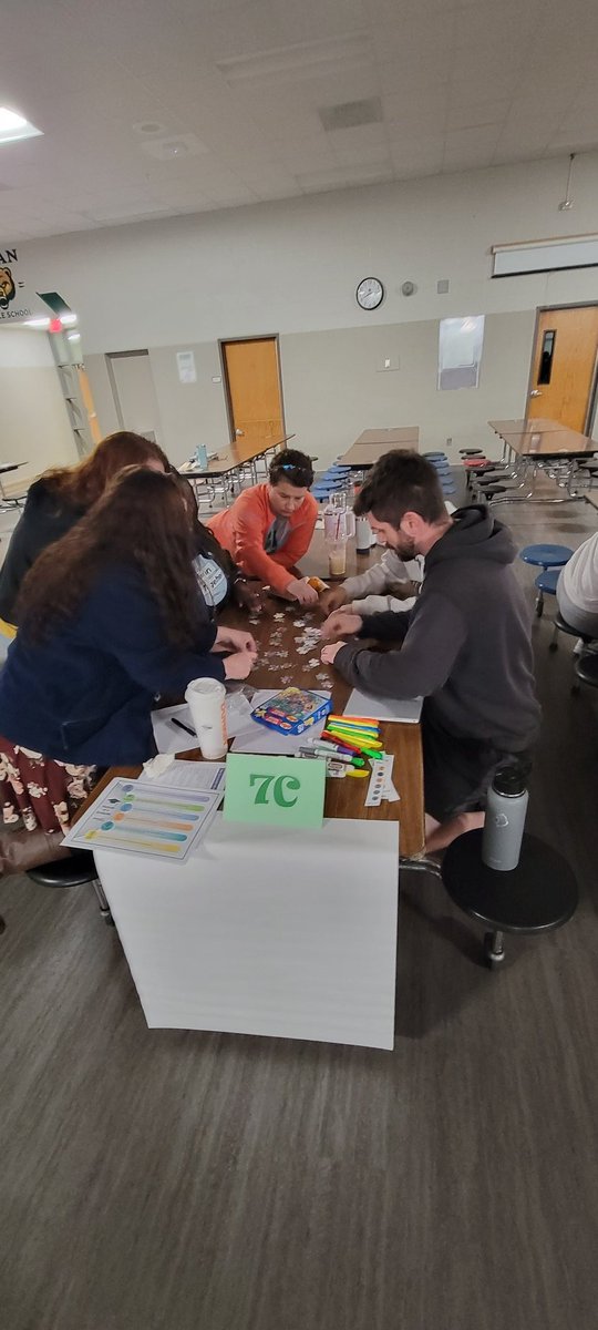 OPS_BryanMiddle's tweet photo. Articulation day starting with team building! #BMSBearPride https://t.co/5rrlea9F6d
