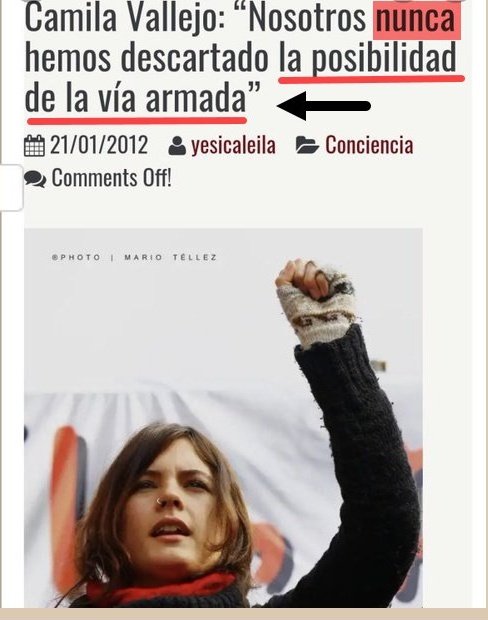 dadymarley's tweet photo. @elecciones_epch @camila_vallejo ¡Qué pregunta más weona!🤦🏻‍♂️
Chile se cansó de comunistas.
CUANDO UN COMUNISTA DICE QUE ACABARÁ CON SU POBREZA,  SE REFIERE A LA DE ÉL NO A LA DE UD.
#FueraComunistasDeChile
#BarbieDeLaPolar
 👇🏽👇🏽 https://t.co/peZG9cDgYc