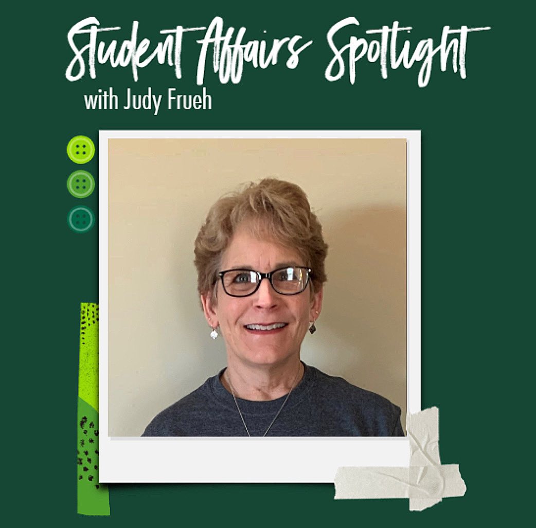 Our next Student Affairs Spotlight is with Judy Frueh! Check it out on our Instagram! 

☀️ Thank you, Judy, for everything you do for our Bearcat community! 

#BearcatsConnect #nwmsu
