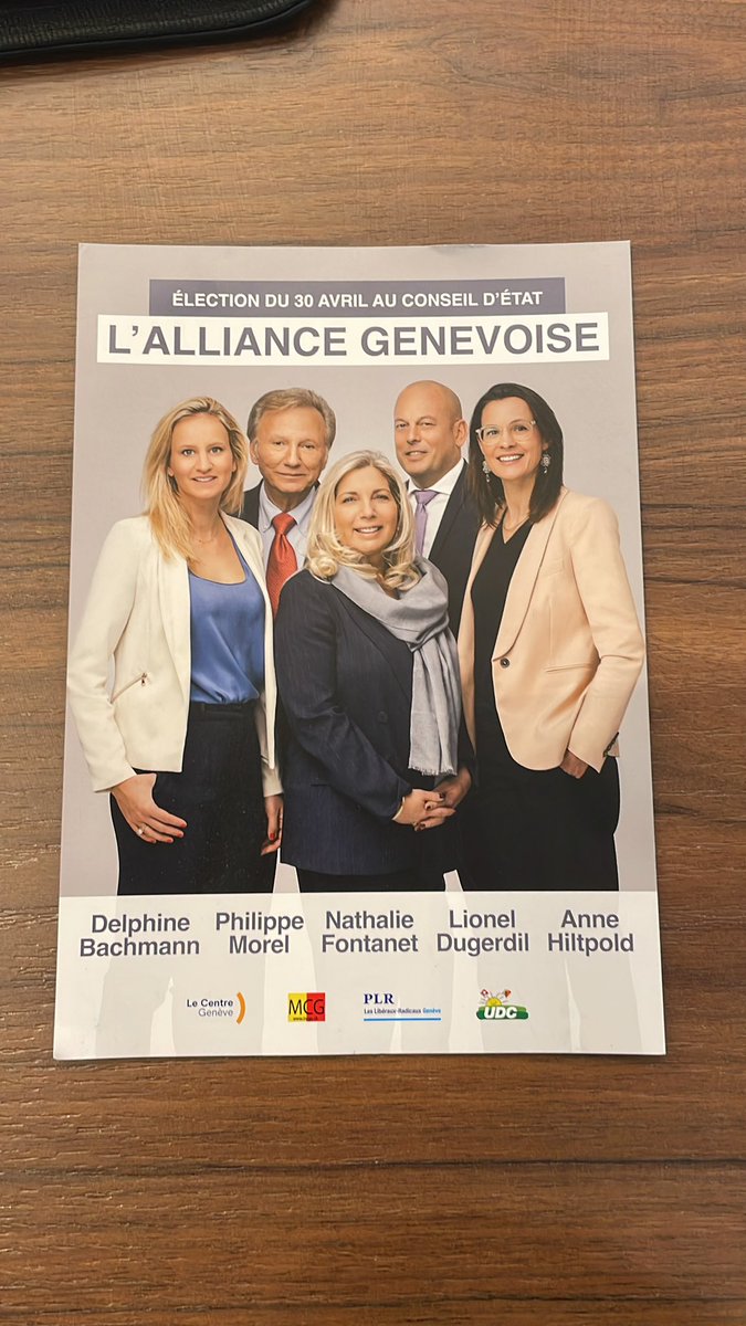 Le 30 avril, votez pour l’alliance genevoise #ConseildEtatdeGE