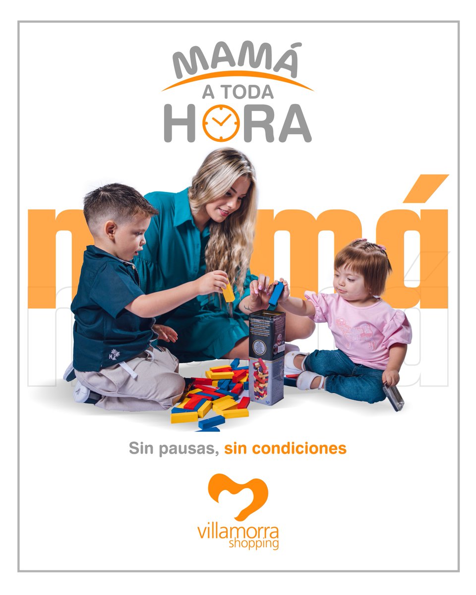 Mamá a toda hora sin pausas, sin condiciones por eso en el Villamorra Shopping mimamos a mamá 🧡👩‍👧‍👦✨Y Sorteamos estadías a PUNTA CANA y CARTAGENA de @agltravelpy para que disfruten de las vacaciones que se merecen 🧡✈️✨

👉🏻Del 17 de abril al 17 de mayo.
#villamorrashopping