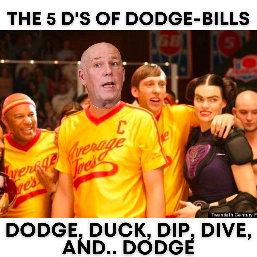 GailWaldby's tweet image. Gianforte won’t give an honest or straight answer to Montanans.
The Dodger-in-Chief  works for the people us. And we deserve answers.
Hiding behind silent spokespeople, deflections, and meaningless so-called ‘statements’ is not leadership, it’s cowardice.
#NotHisForte #MonTwitter