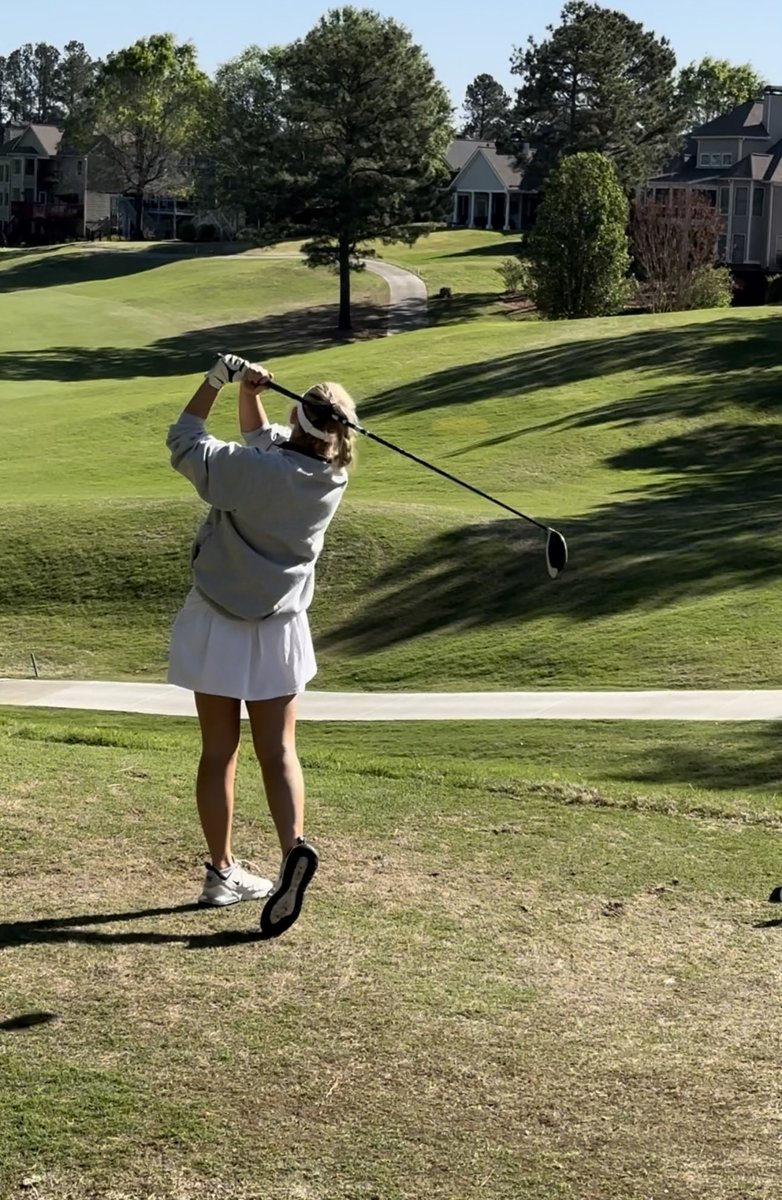 ChiefsSequoyah's tweet photo. Sequoyah Senior Alaina Harris at the Area tournament at Bentwater golf club. Go Chiefs! https://t.co/ax2J1KF1rp