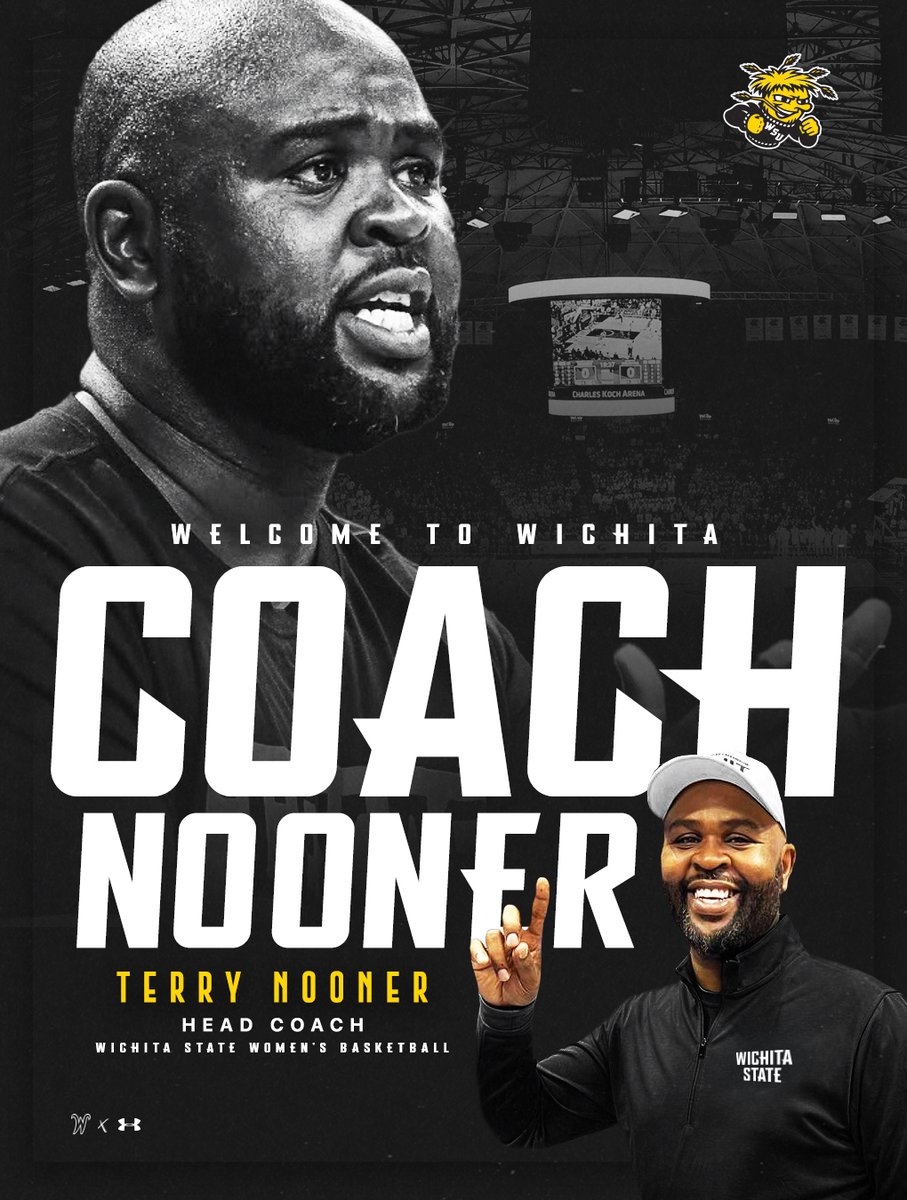 Proud to introduce the 10th head coach in program history → 𝐓𝐞𝐫𝐫𝐲 𝐍𝐨𝐨𝐧𝐞𝐫

📰 » GoShockers.com/CoachNooner