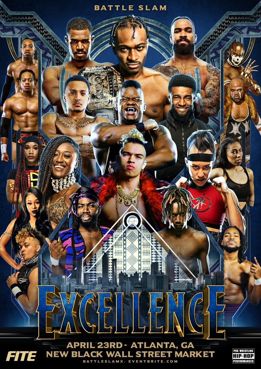 BATTLE SLAM on Twitter "BATTLESLAM • EXCELLENCE Pro Wrestling & Hip
