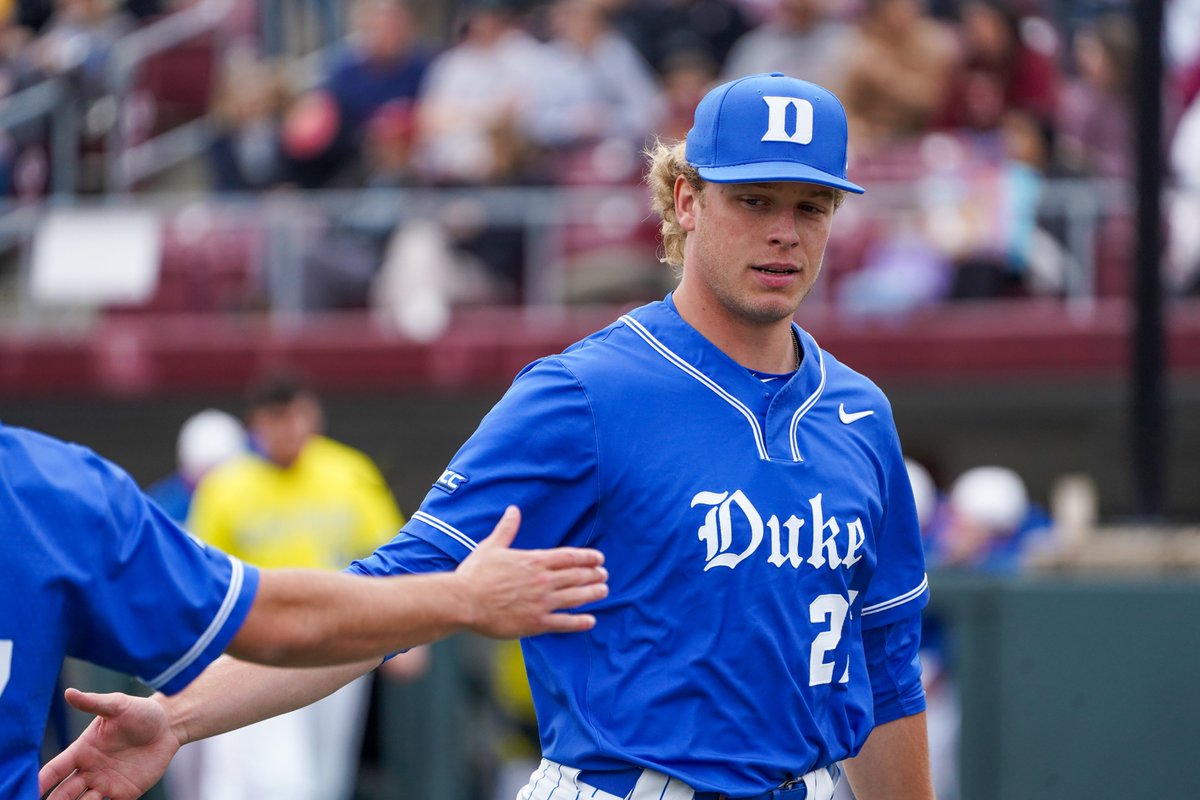 Higgo with a gem on getaway day 💎

• One-hit ball over a career-high five innings of work
• Three Ks and only faced one batter over the minimum

#BlueCollar | #GoDuke