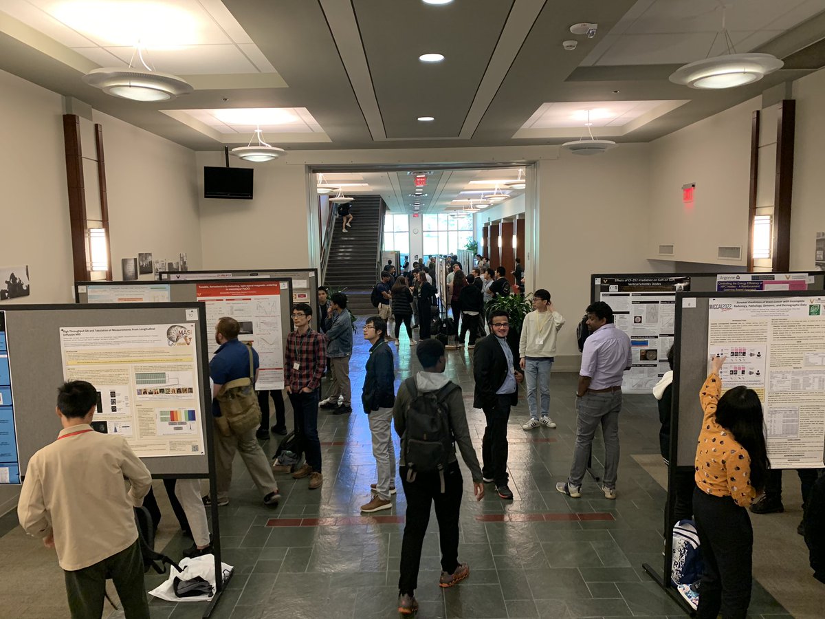 EceVanderbilt's tweet photo. ECE Day is in full swing! Stop by the Vanderbilt Law Schoolโs North Lobby to view the amazing poster presentations by our ECE students!
#ece #eceday #electricalengineering #computerengineering https://t.co/tXTIPtCOjL