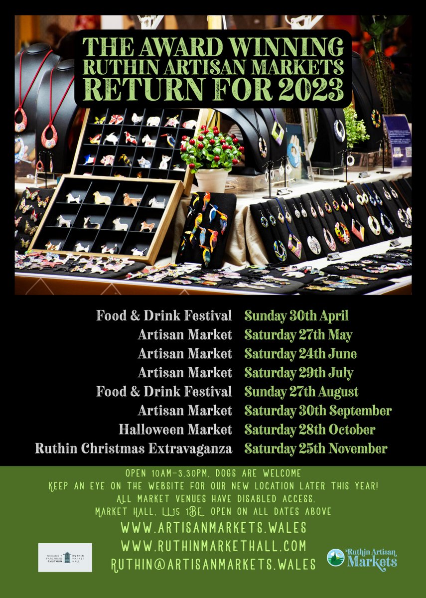 RuthinMarkets's tweet photo. 🤩
#marchnadartisanrhuthun #ruthinartisanmarkets #ruthin #rhuthun #daysoutnorthwales #gogleddcymru #northeastwales #foodfestival #artisanmarket #shoplocal #supportyourhighstreet #supportlocal #lovelivelocal https://t.co/hgcQBLgq9y