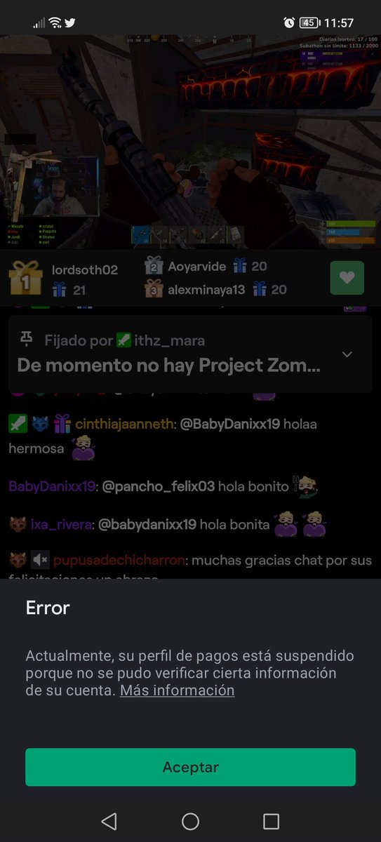 Babydanixx19's tweet photo. A alguien le pasa lo mismo o nada más a mi, no me puedo suscribir ni mandar Bits por que me dice que error ya le cambie la tarjeta y intente por paypal y no quiere, ayudaaaaaaaaaaaa. https://t.co/M3ntEv9gri