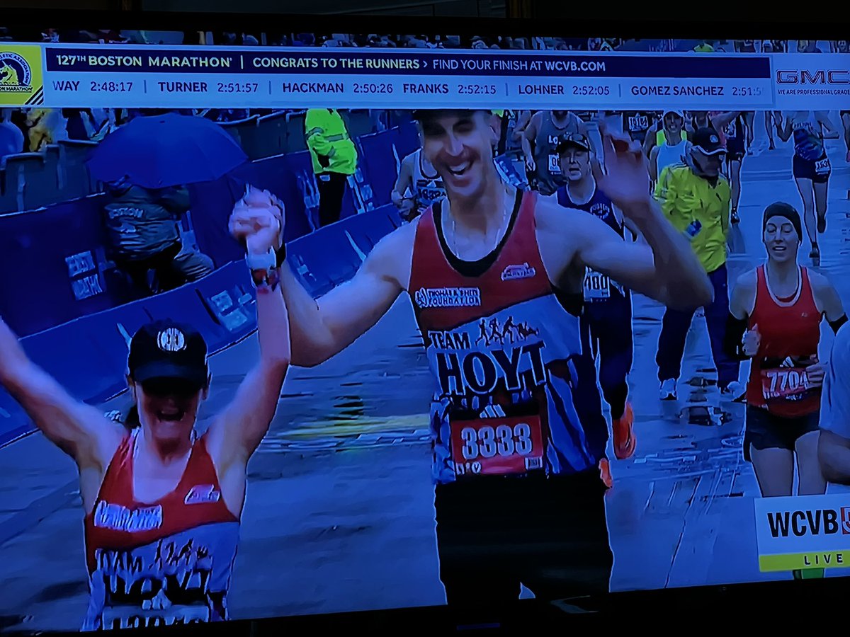 Conor Ryan on Twitter "Zdeno Chara crosses the Boston Marathon finish