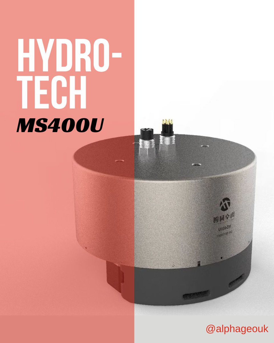 Alpha_Geo_UK's tweet image. The MS400U from our new supplier #HydroTech is a compact multi-beam #echosounder, specially designed for the integration of small USV platforms.

We’ll be showcasing this at @OceanBusiness tomorrow! Come and see us to learn more about this innovative product.

#alphageouk