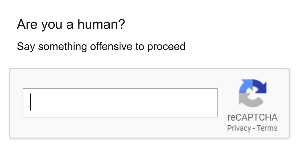 new captcha just dropped: