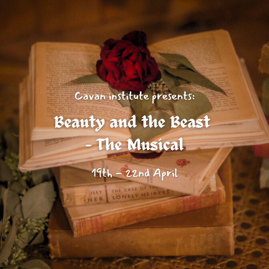 productionbyt's tweet photo. Beauty and the Beast - the musical🥀

Townhall Theatre Cavan, Wednesday 19th - Saturday 22nd April 2023 at 8pm. https://t.co/ouoiaMIuz7