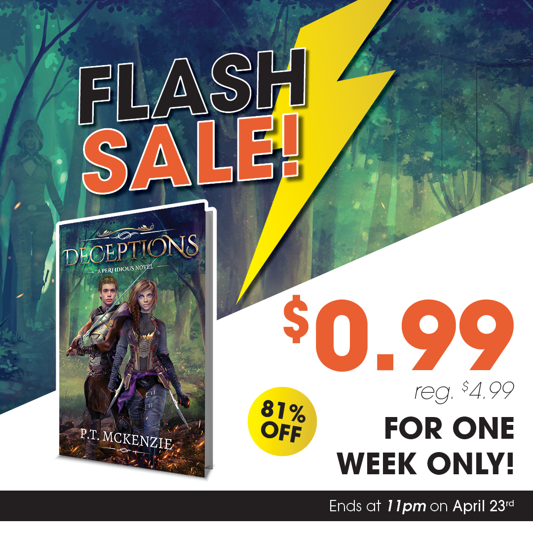 Liked reading Perfidious? Continue the story in Deceptions! eBook now on Sale! 81% off!
Get it before its gone.

amazon.com/Deceptions-Per…