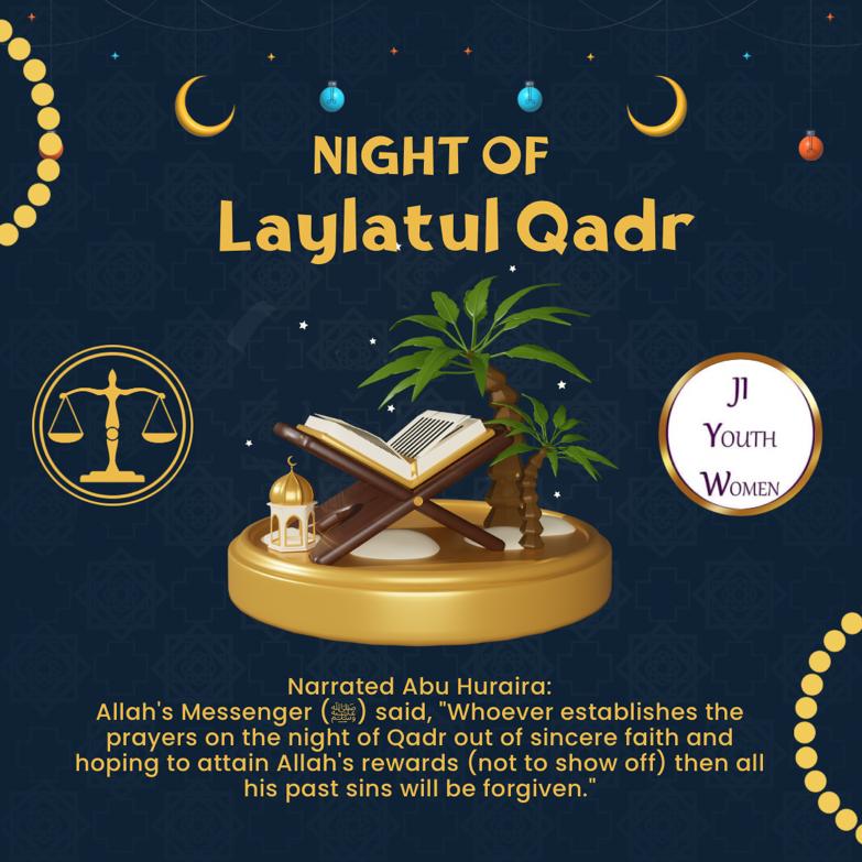 JIWPunjab's tweet photo. Night of Laylatul Qadar
.#Alhadees
@JIYouthWomenPK https://t.co/uxEzRV1UC3