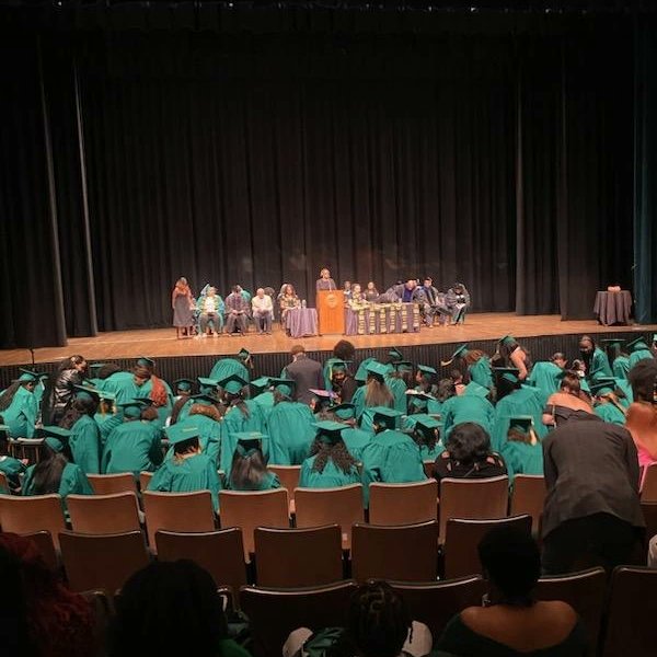 MSUBA_Lansing's tweet photo. MSUBA National President LaVerne Wilson and Board Members participated in the 2023 Black Celebratory April 16,2023 as Dr.  Ernie Green delivered the graduation message. https://t.co/AexSWc5Njv