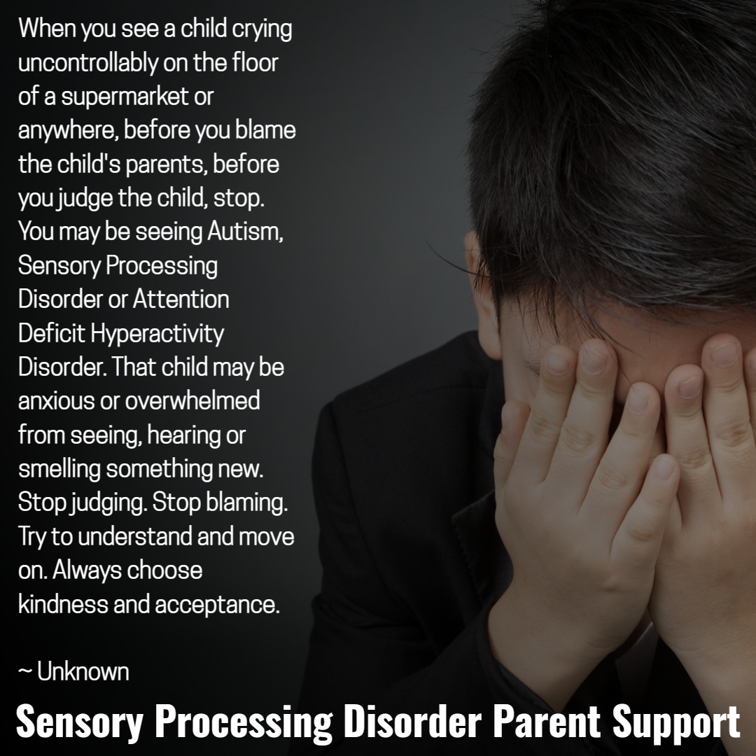 Sensoryprocessi's tweet image. When you see a child crying uncontrollably on the floor of a supermarket or anywhere, before you blame the child&apos;s parents, before you judge the child, stop. You may be seeing #Autism, #SensoryProcessingDisorder or #AttentionDeficitHyperactivityDisorder. That child may be…