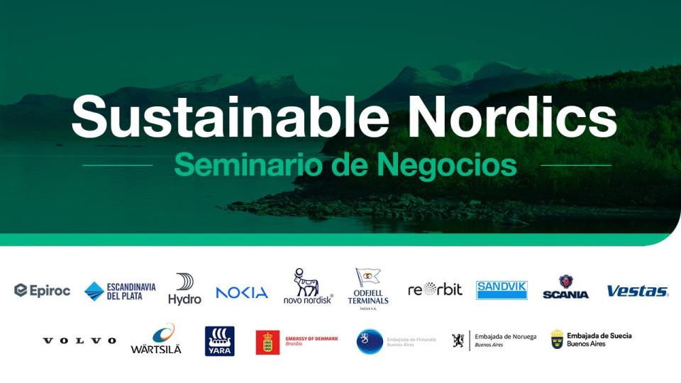 ¡Muchas gracias a todos los participantes de "Sustainable Nordics 2023"! El seminario nórdico de negocios donde las empresas 🇫🇮 🇩🇰🇳🇴🇸🇪 establecidas en la región 🇦🇷compartieron sus soluciones y experiencias sustentables. Resumimos el evento en este video 👇
youtu.be/vi4zG1xdsCI