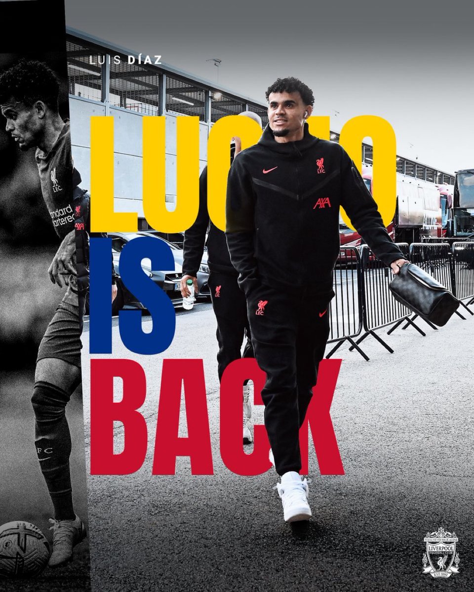 Guess who’s back, back again 🎶

🇨🇴 <a href="/LuisFDiaz19/">Luis Fernando Díaz</a> 🇨🇴