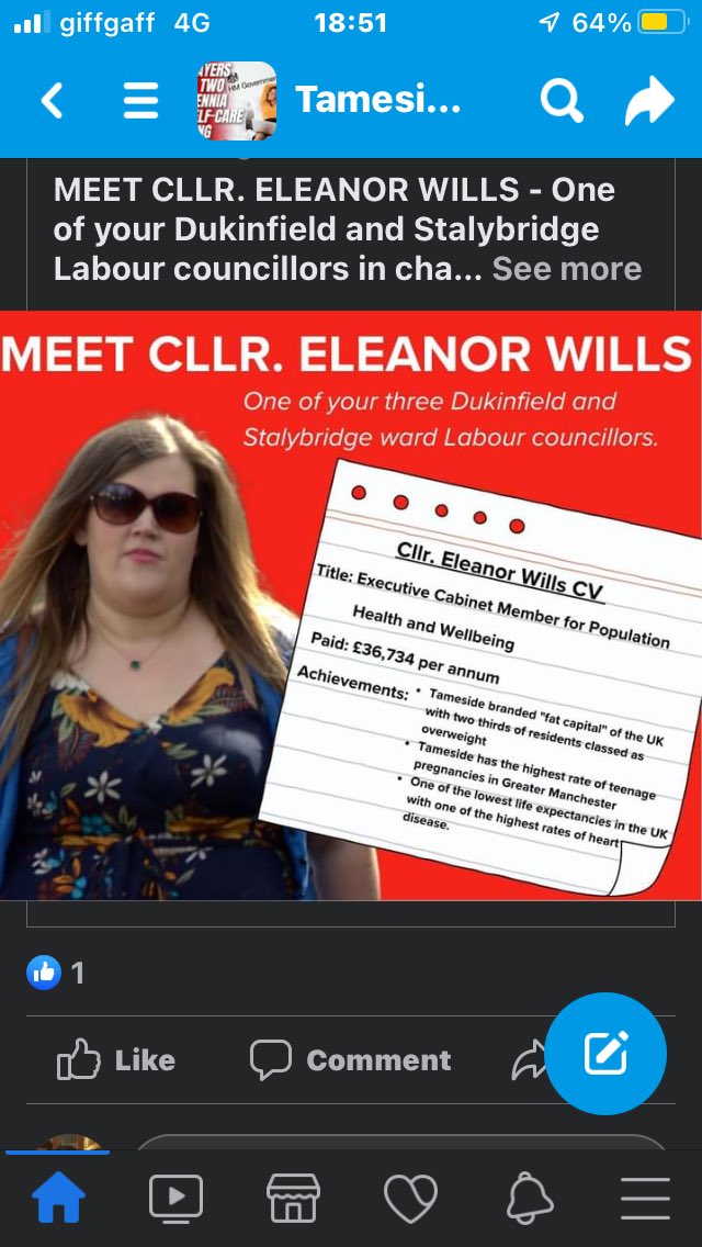 NeilMerriman's tweet photo. this says all you need to know about the #Tameside #Conservitives, a vailed attack on a women’s weight using an old picture, 
#mysogyny https://t.co/H1sxyD54wG
