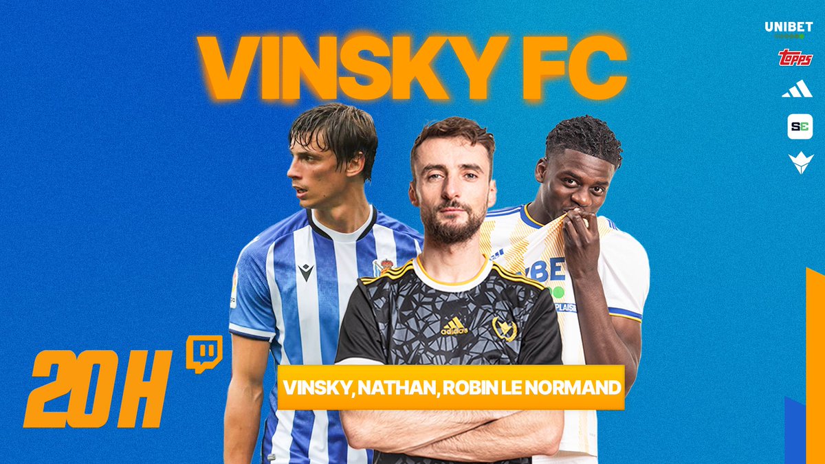 VinskyFC's tweet photo. 🔴 ON EST EN LIVE !!! Avec Nathan buteur de la veille et @ln_robin défenseur de la Real Sociedad ✨ https://t.co/iBdsFLIU2D