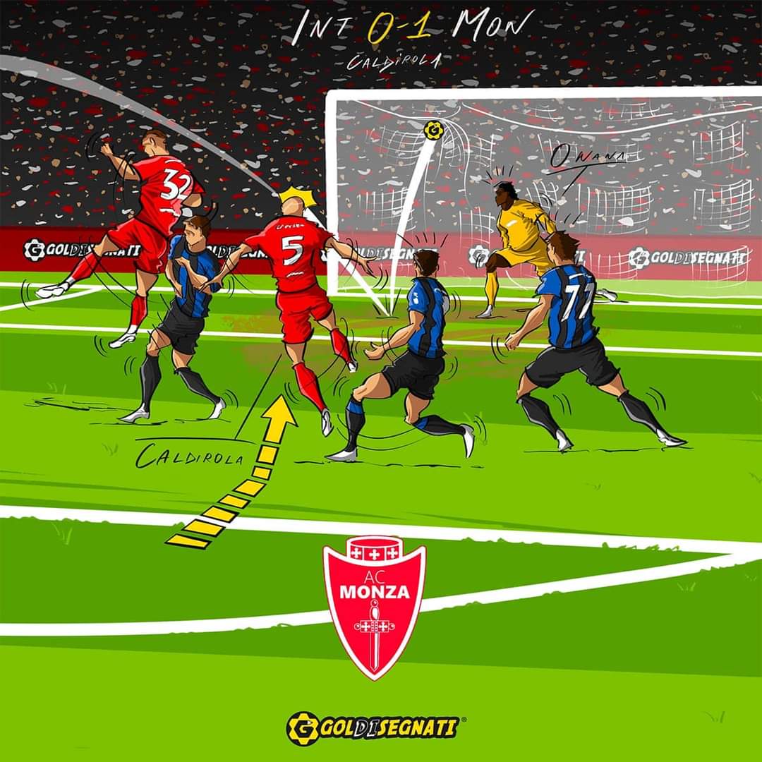 Disegniamo emozioni con gli amici di @Goldisegnati 🎨

Quanti retweet per il gol di @caldiluca3⁉️⚽⚪🔴

#ACMonza #Monza #InterMonza #SerieATIM #GolDisegnati