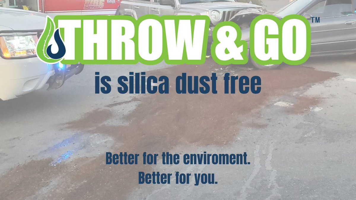 Amerizorb's tweet photo. Keep Your lungs and the enviroment healthy by using an absorbent free of  silica dust, like Throw &amp; Go

#healthy #throwandgo #absorbent #safeabsorbent #silicadustfree #spillcleanup #spillkit #ecosafeabsorbent #accidentcleanup #highwaydept https://t.co/uthtOFH66k