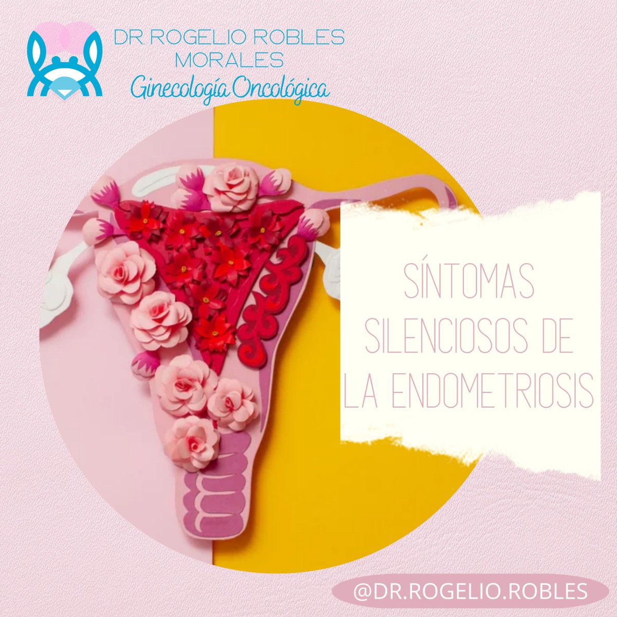 RogelioRoblesMD's tweet photo. 👉🏻Síntomas silenciosos de la Endometriosis

✅ Dolor intenso en la menstruación.
✅ Dolor en el acto sexual.
✅ Dolor al evacuar u orinar.
✅ Dolor en la región rectal.
✅ Exceso de sangre menstrual. https://t.co/TnWWWAnKQD