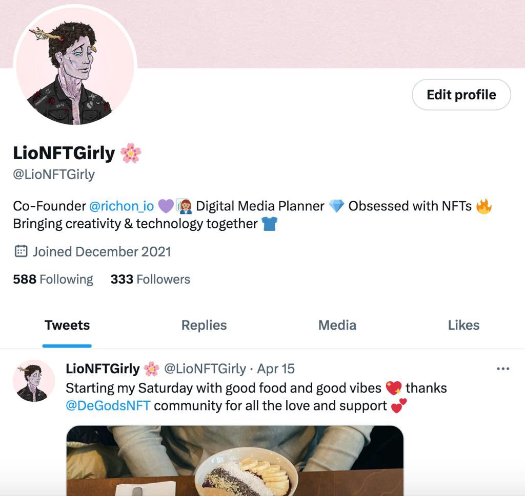 Wow, just hit 333 followers on Twitter and <a href="/DeGodsNFT/">DeGods</a> community is just amazing! 💖 Big W for the love and support 🙌🏼