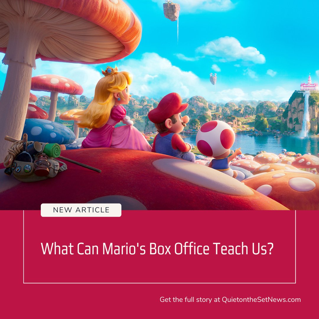 Are there lessons to be learned from the box office of Super Mario Bros.?  tinyurl.com/fu83w7v3 #SuperMarios #QuietontheSetNews #QuietontheSet #movies #Moviebiz #business #marketing #Theatrical