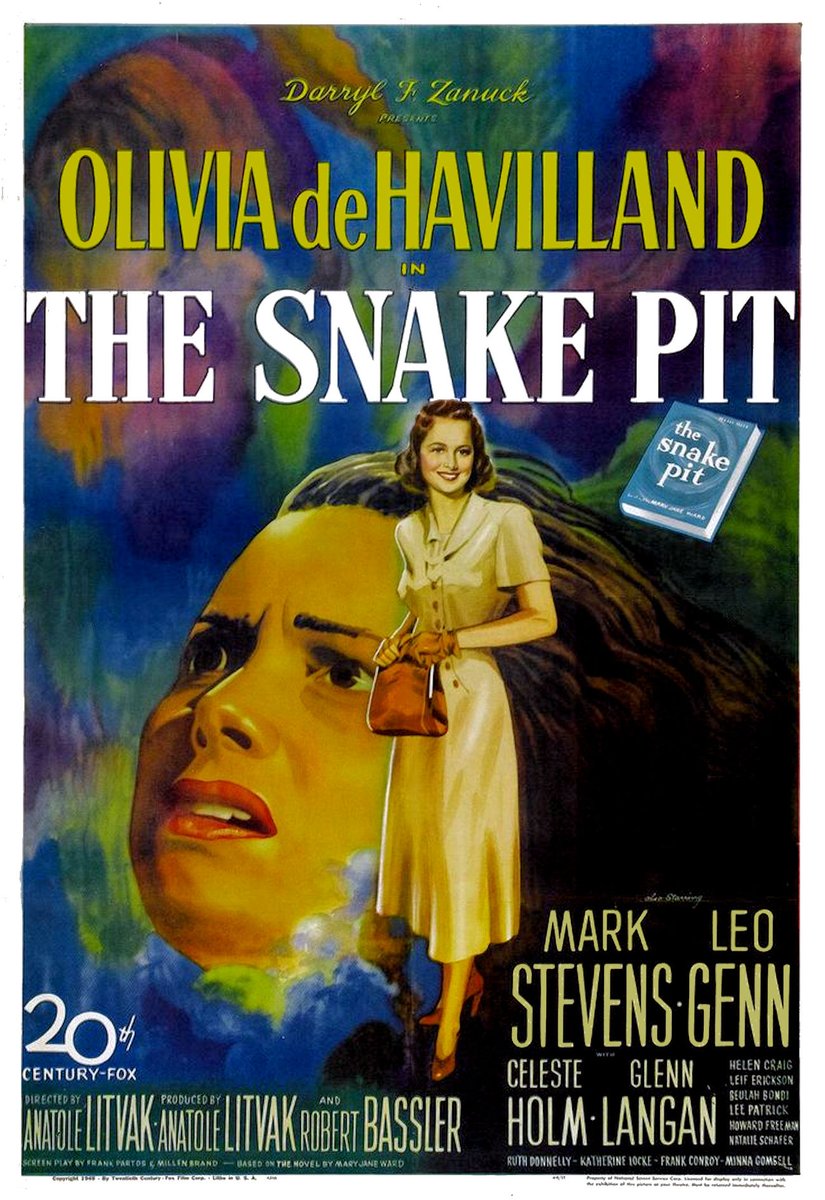 Today is an #OliviaDeHavilland Icon-A-Thon on #MOVIES!TV (CH. 2.2 in #Detroit/#yqg.) It starts at five with #HusHushSweetCharlotte followed at eight with #TheSnakePit and #MyCousinRachel at 10:20 p.m. She co-stars with #BetteDavis and her co-stars are #LeoGenn and #RichardBurton.