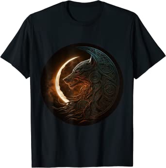 Show off your wild side with our knotwork wolf design #tshirt! Featuring a tribal knot style metal crescent moon shape and a captivating night sky with glowing orange fog, this design is truly one-of-a-kind. Get yours now! #wolfshirt #tribal #nightdesign
amzn.to/3xJRfk2